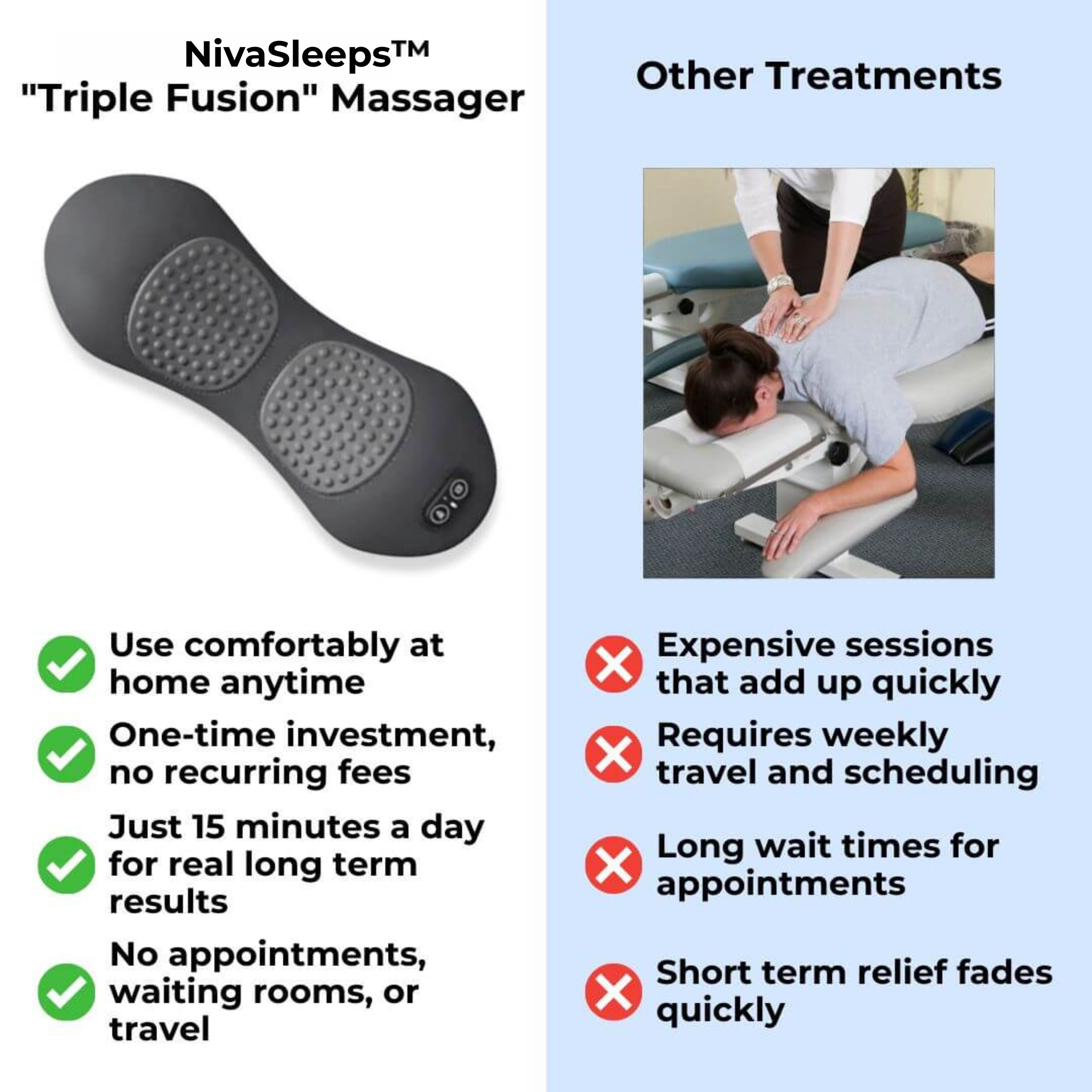 Niva sleeps™️ - Triple Fusion Massager