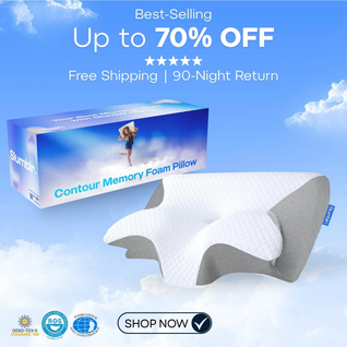 Nivasleeps® Contour Relief Pillow